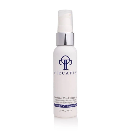 Daytime Control Lotion for Acne-Prone Skin in a 59 ml spray bottle by Circadia.