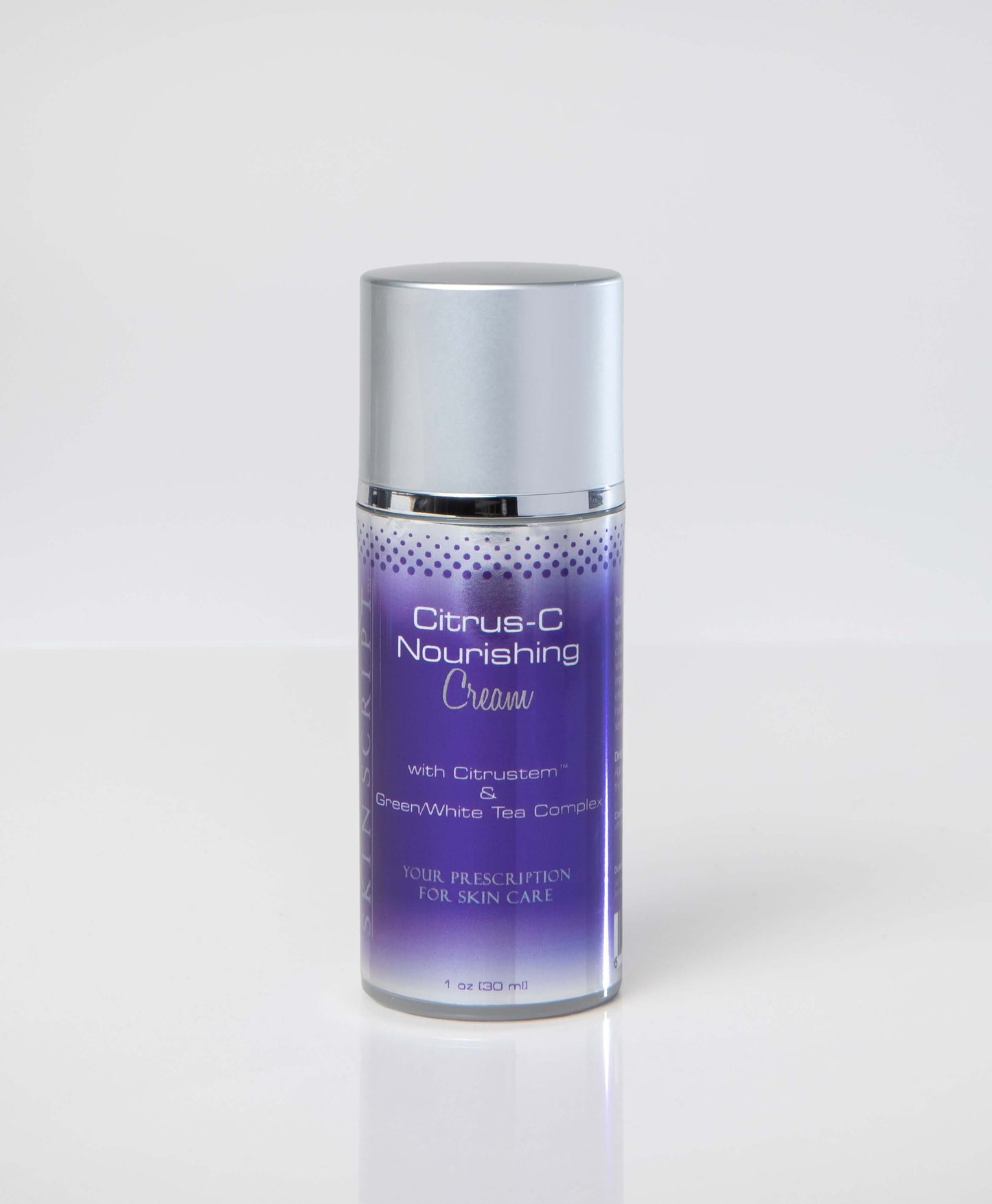 Citrus-C Nourishing Cream bottle with Citrustem and Green/White Tea Complex for skin care.