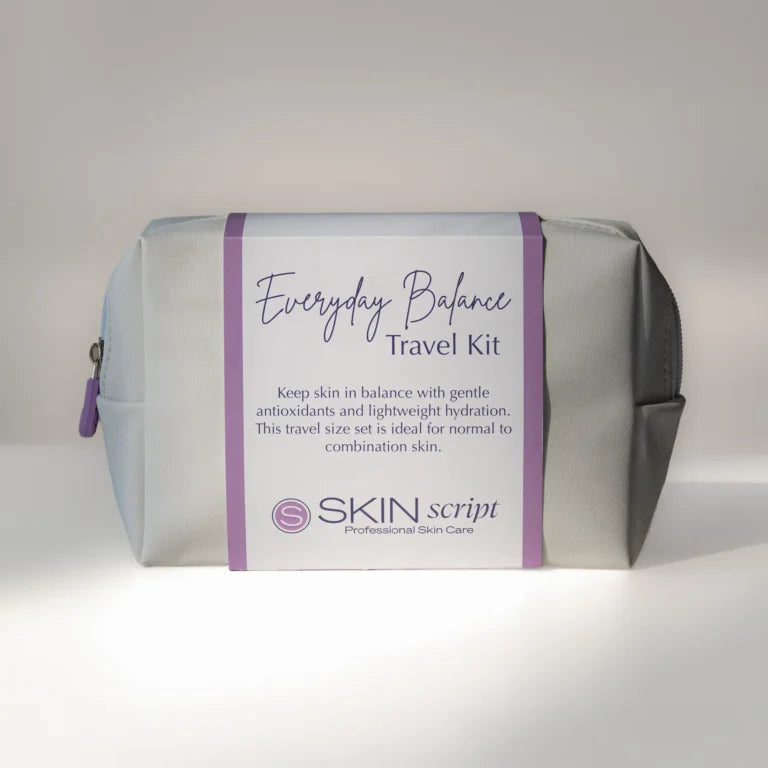 Everyday Balance Travel Kit - Travel size skincare set for normal to combination skin with antioxidants and hydration.