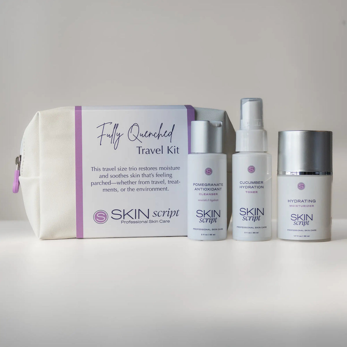 Fully Quenched Travel Kit | Skin Script – Relevé Aesthetics