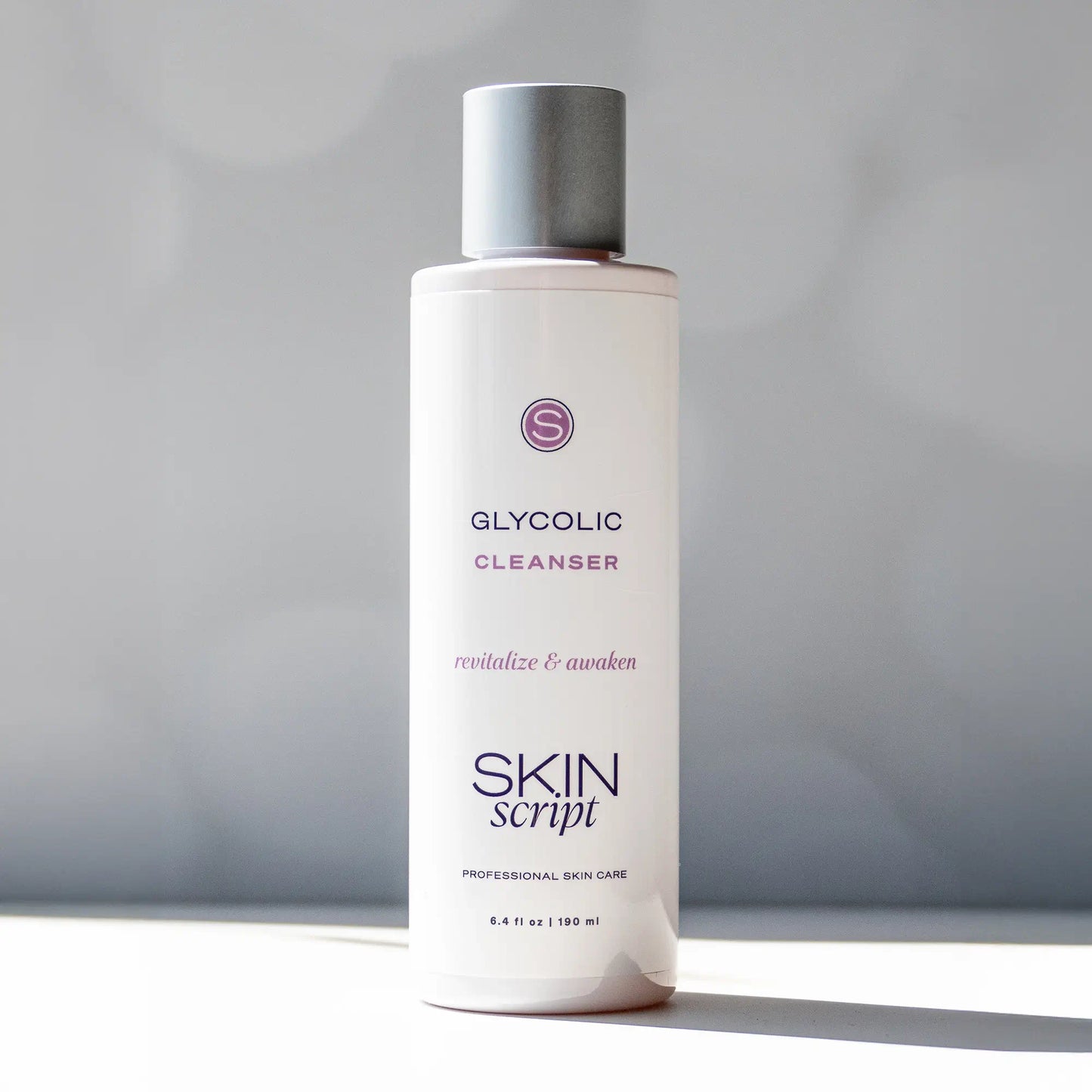 Glycolic Cleanser with alpha hydroxy acids, renews and refines skin, reduces fine lines, not for sensitive skin or Rosacea