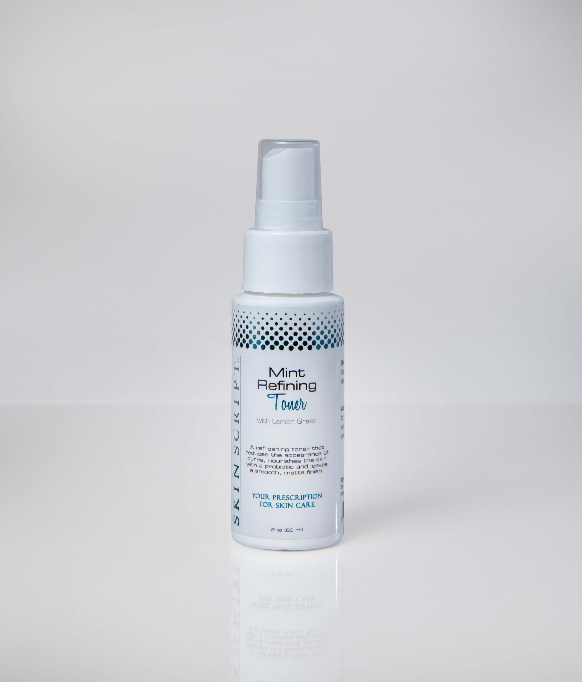 Skin Script Mint Refining Toner for pore minimizing and oil control