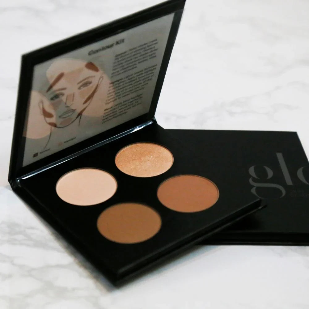 Open Contour Kit with four mineral powder shades, including two mattes and two shimmers for defining and adding dimension.