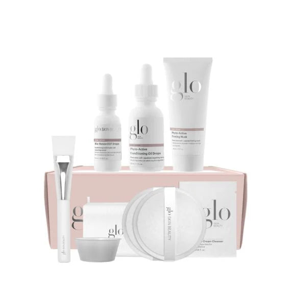 Bio-Renew EGF Cell Repairing Facial kit with plant stem cell technology and vegan epidermal growth factor treatment products and accessories.