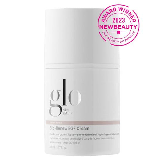 Bio-Renew EGF Cream by Glo Skin Beauty - Award Winner of 2023 NewBeauty for age-defying, firming, smoothing, and hydrating skincare.