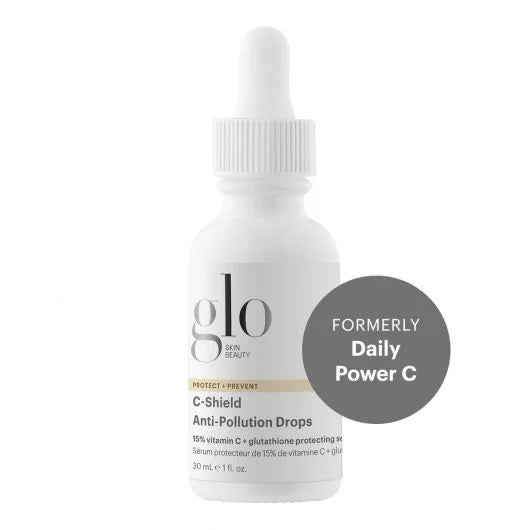 C-Shield Anti-Pollution Drops serum bottle - formerly Daily Power C - 15% vitamin C skin-boosting serum for anti-pollution and blue light protection