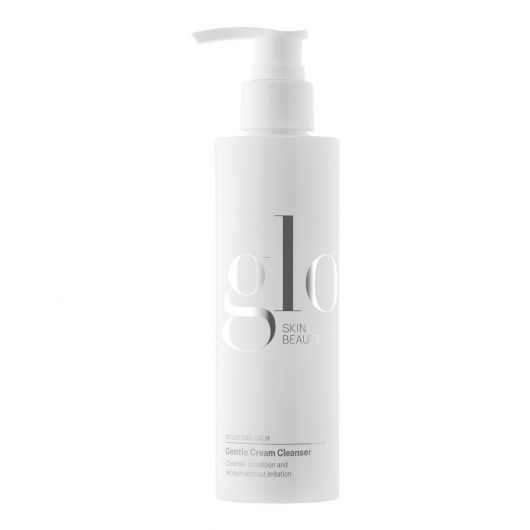 Glo Skin Beauty Gentle Cream Cleanser bottle for sensitive skin cleansing and moisturizing without irritation