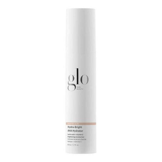 Hydra-Bright AHA Hydrator by Glo Skin Beauty - lightweight moisturizer with vitamin C and lactic acid for brighter, smoother complexion.