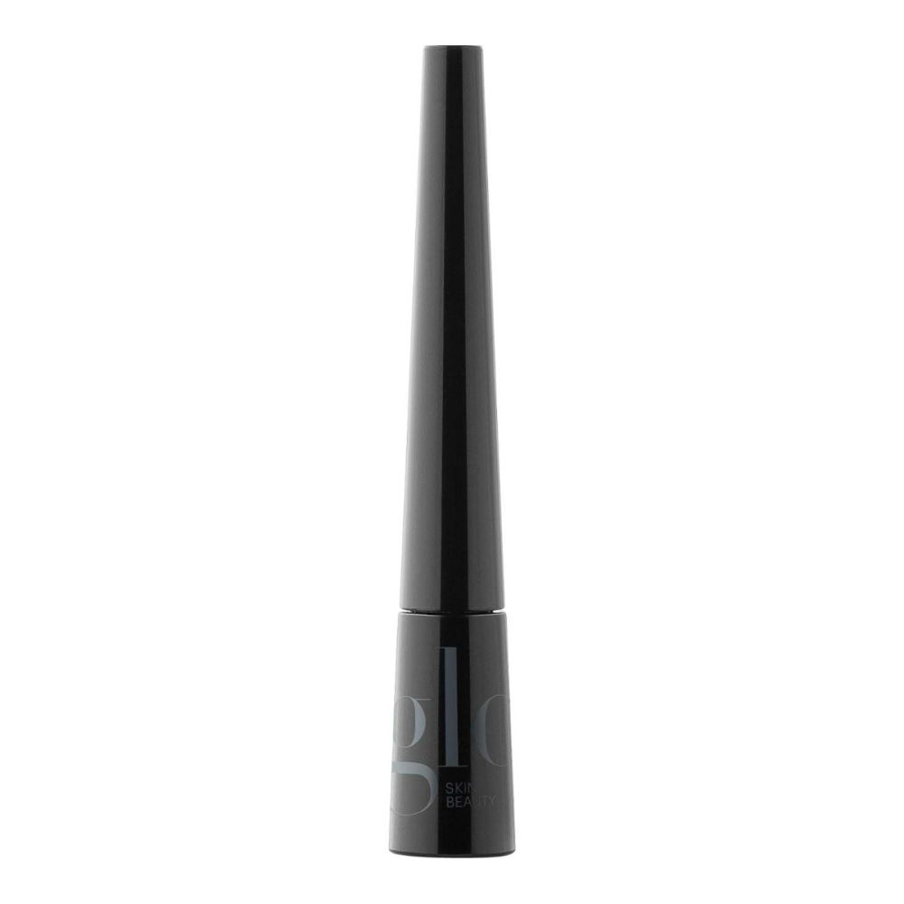 Liquid Ink semi-gloss black liquid eyeliner with fine flexible felt tip for precise application