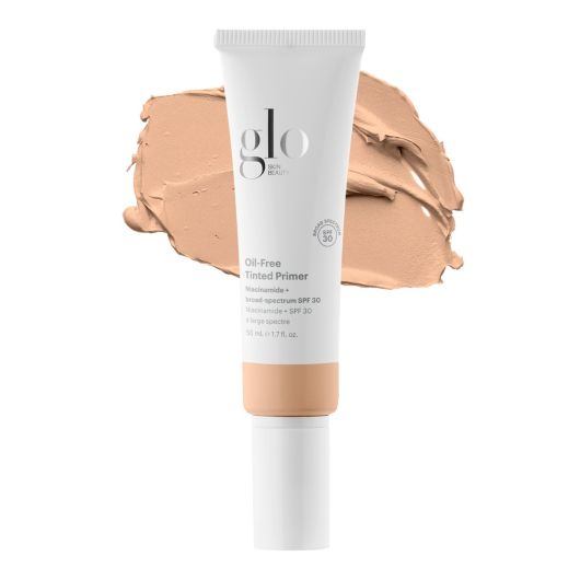 Oil-Free Tinted Primer SPF 30 with broad-spectrum sunscreen and sheer coverage in a lightweight tube for a smooth, even complexion.