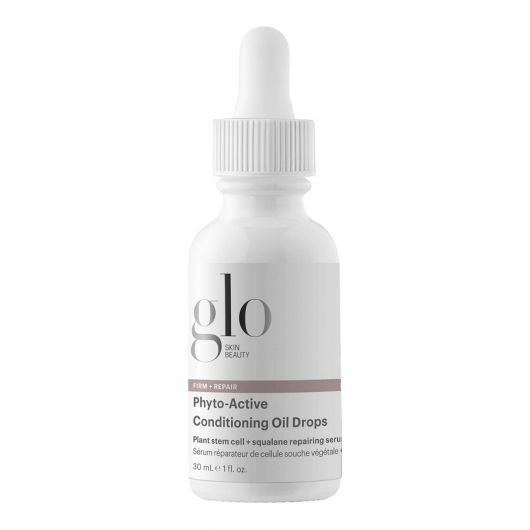 Phyto-Active Conditioning Oil Drops bottle for rejuvenating and repairing skin with botanical oils and plant stem cell technology.