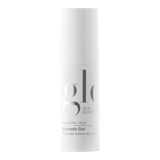 Remedy Gel for instant skin relief by Glo Skin Beauty - calms and soothes skin irritation with Hydrocortisone, reduces redness. Ideal for all skin types.