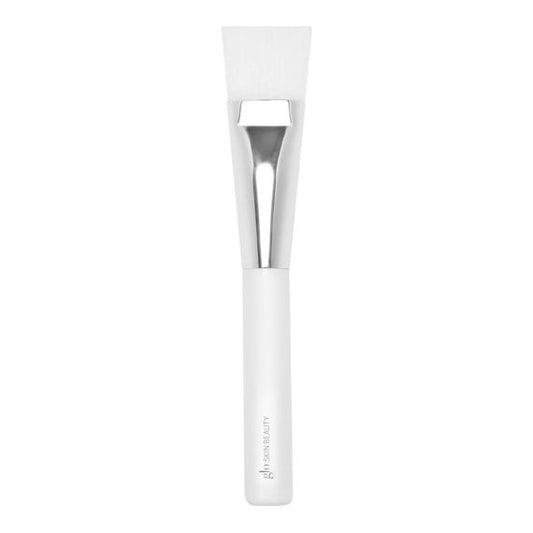 Treatment room mask brush with synthetic bristles for even application and proper sanitation of cream or gel products like exfoliants or masks.