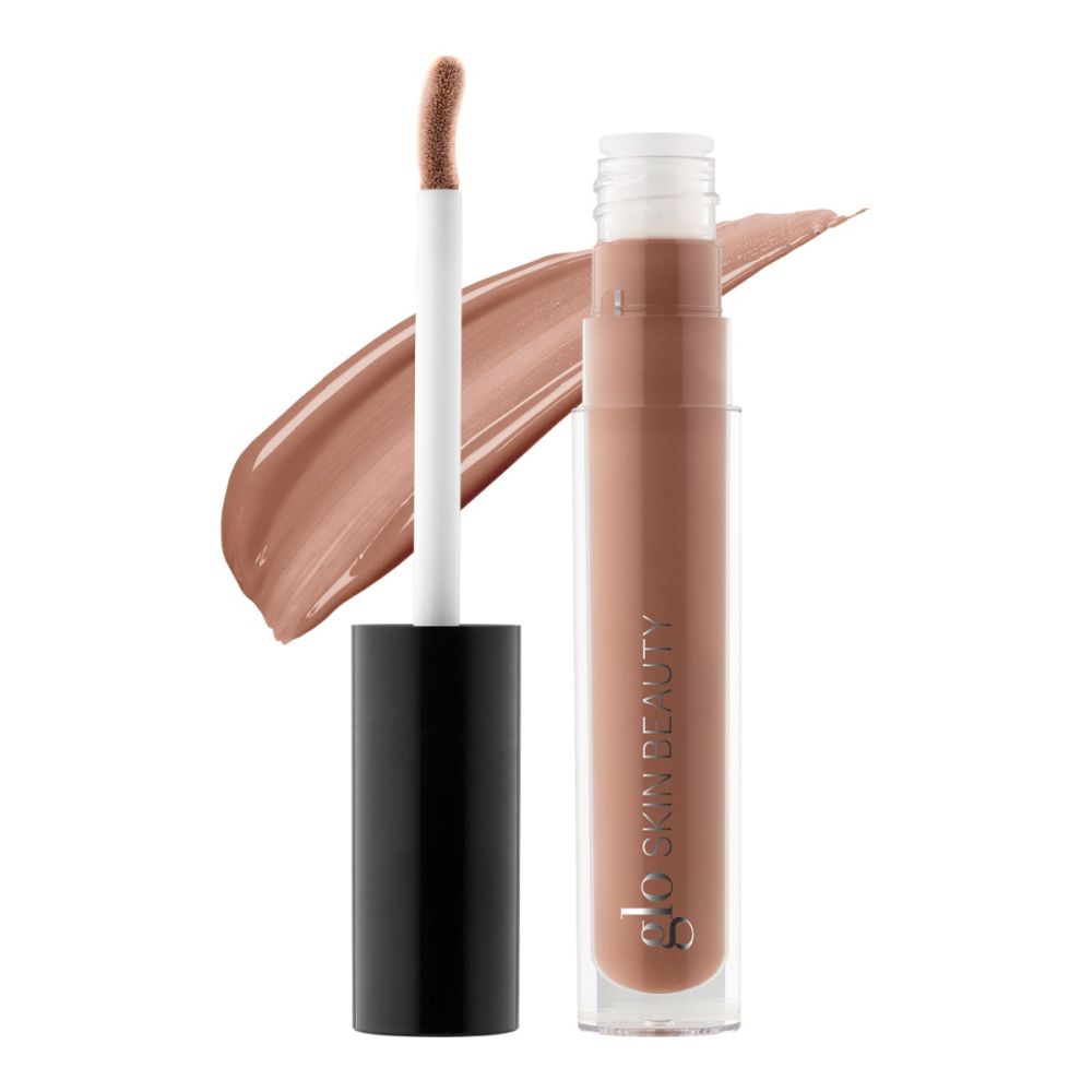 Conditioning Lip Gloss in high-shine finish with hydrating hyaluronic acid and aloe vera for nourishing, non-sticky, sheer glazed lip color